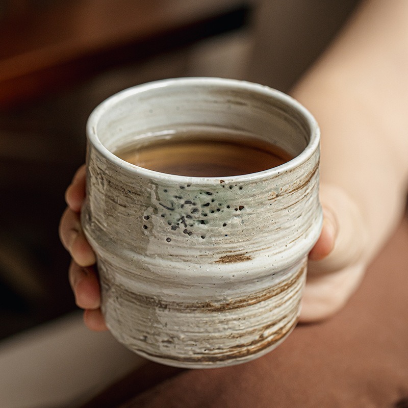 Coffee Tea Japan - Xícara de café de cerâmica áspera