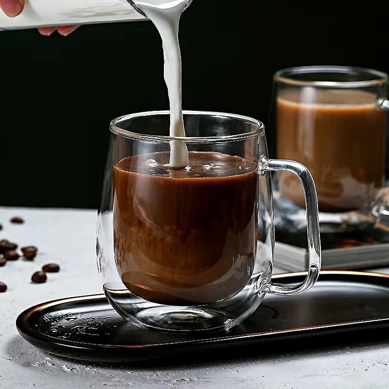 Double Wall Mug - Caneca de Vidro com Dupla Parede