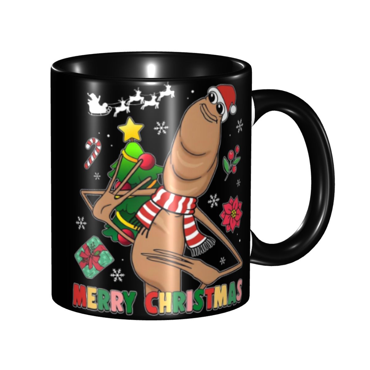 Coffee Tea Gift - Marcus The Worm Feliz Natal Merch