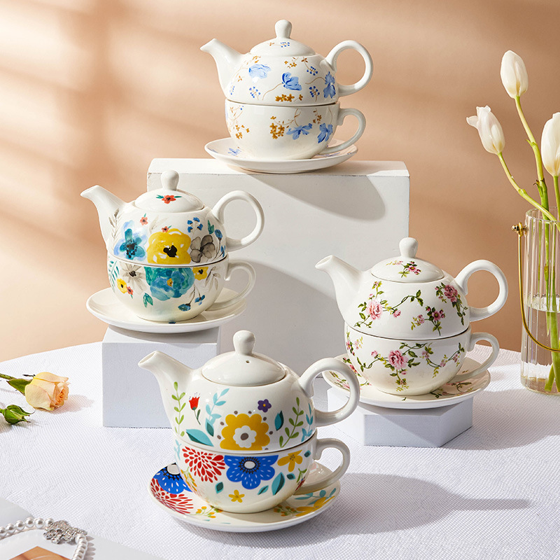 Coffee Tea English - Conjunto de bule mãe filho, bule
