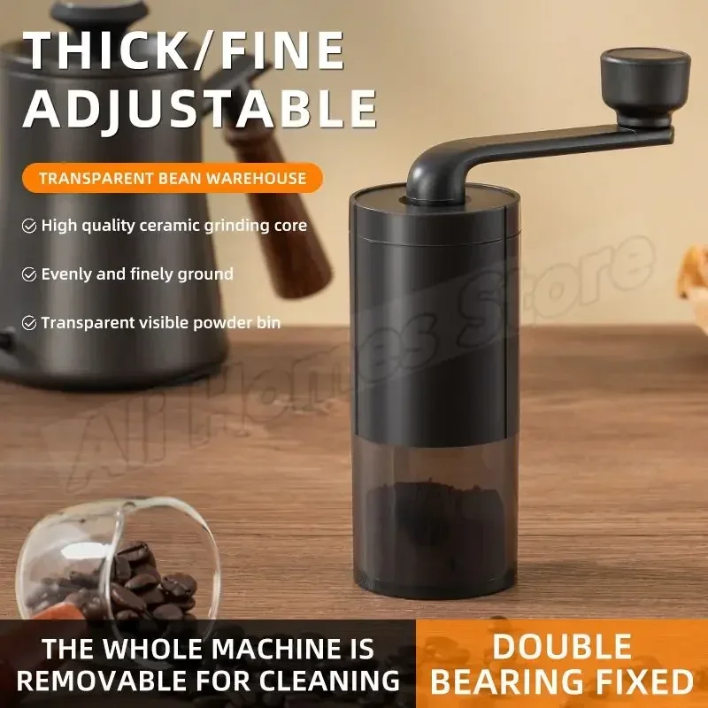 Burr Hand Grinder - Moedor de Café Manual Ajustável com