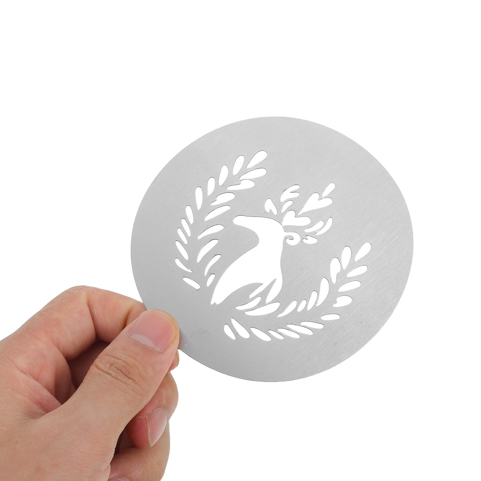Coffee Stencil Art - Conjunto de 4 Stencils de Café