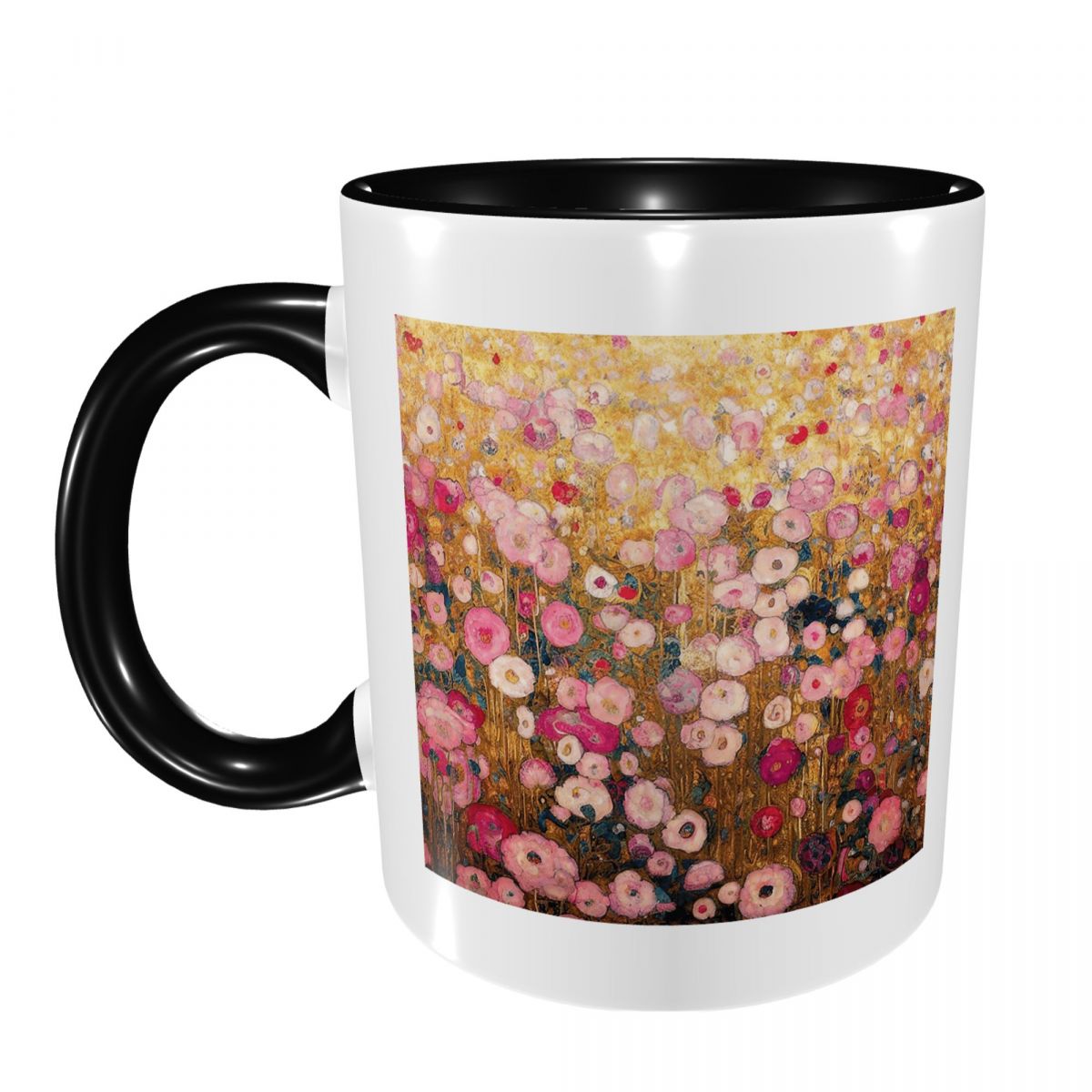 Coffee Tea Gardens - Caneca de Cerâmica Gustav Klimt Jardim