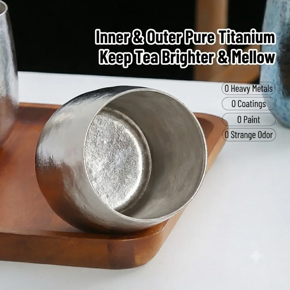 Double Wall Mug - Caneca de Café de Titânio Puro