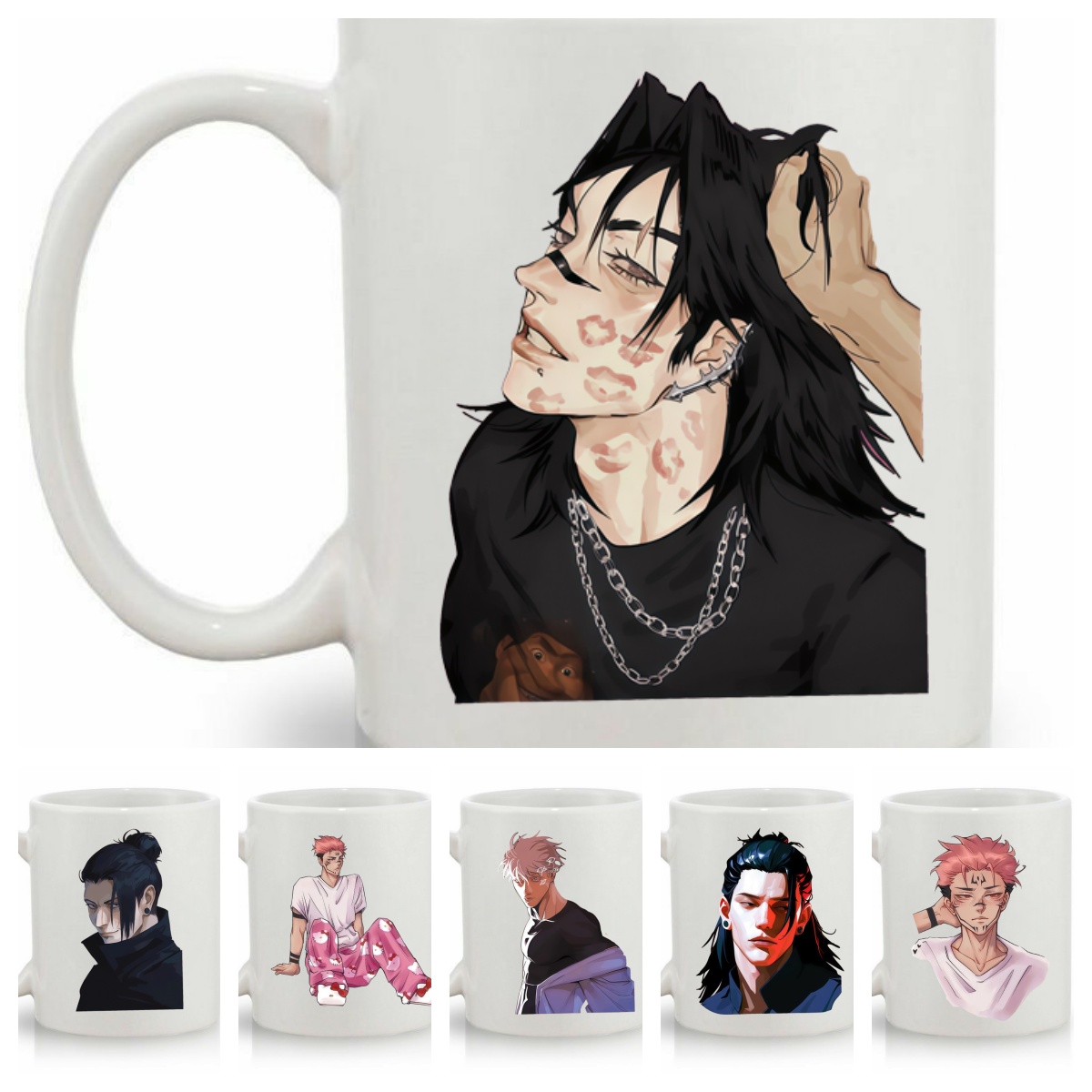 Coffee Tea Japan - Caneca de Cerâmica com Padrão do