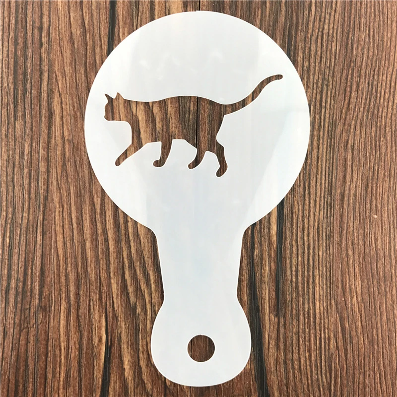 Coffee Stencil Art - 5 pçs diy café latte arte