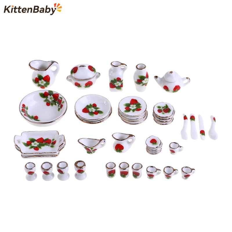 Coffee Tea Games - 1 conjunto 1:12 casa de boneca