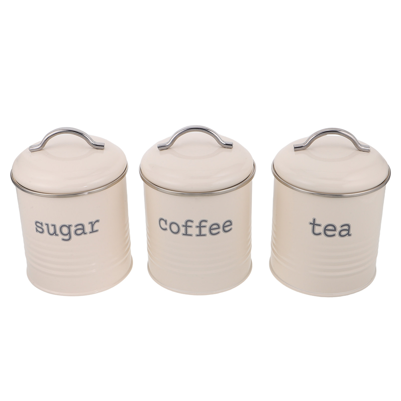 Coffee Tea Uses - Conjunto de 3 Recipientes Herméticos para