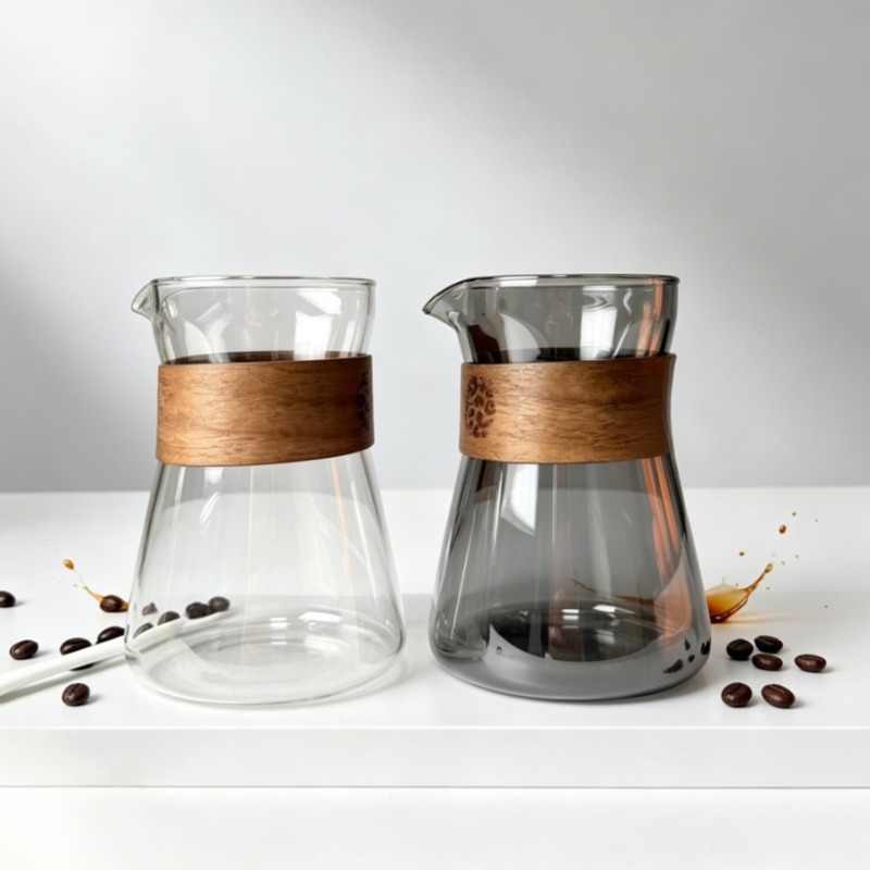 Coffee Tea Decanter - 1/2 Peças Jarra de Vidro para