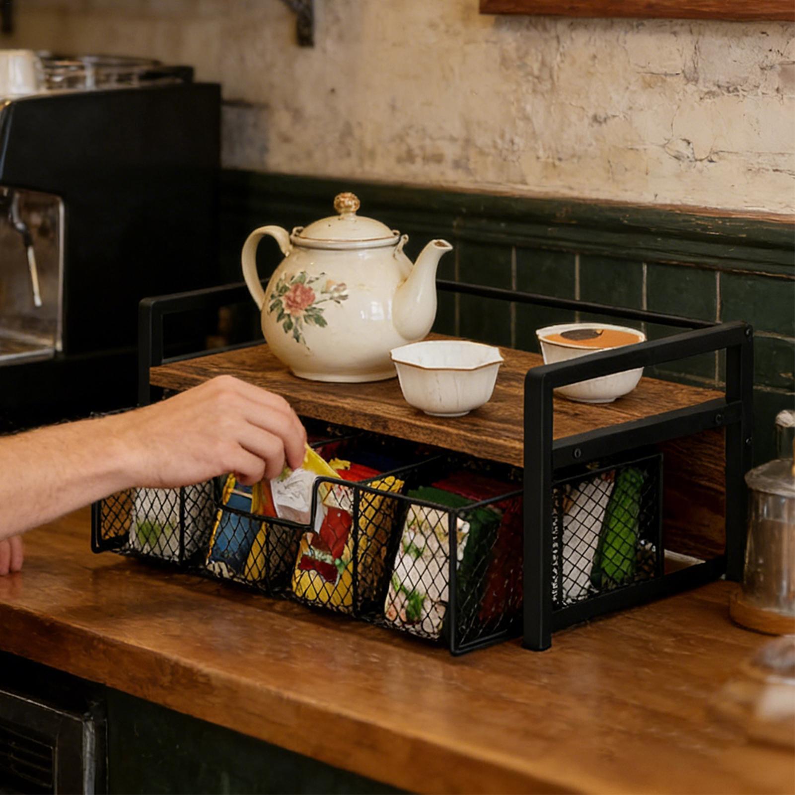 Organizador de Mesa com Gaveta - Coffee Tea Break avaliação e preço