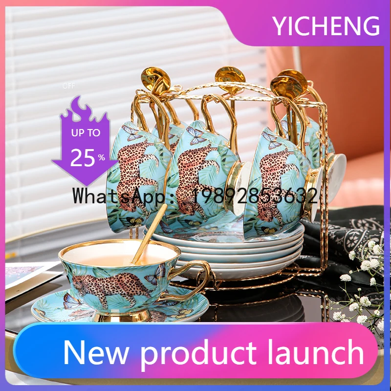 Conjunto de Xícaras e Pires Cr - Coffee Tea English avaliação e preço