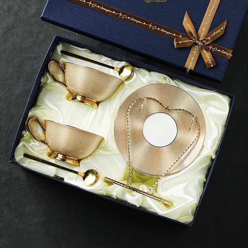Conjunto de Xícaras e Pires de - Coffee Tea English avaliação e preço