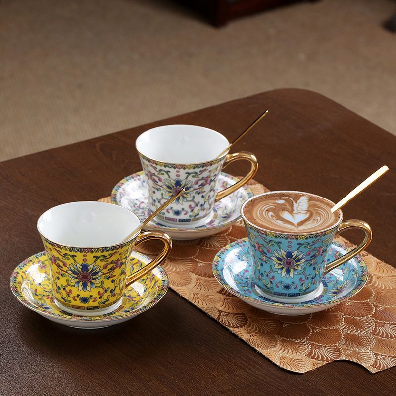 Caneca de Café Cerâmica Estilo - Coffee Tea English avaliação e preço