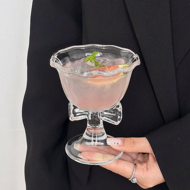 Novo Copo de Vidro com Laço Fo - Coffee Tea Gift avaliação e preço