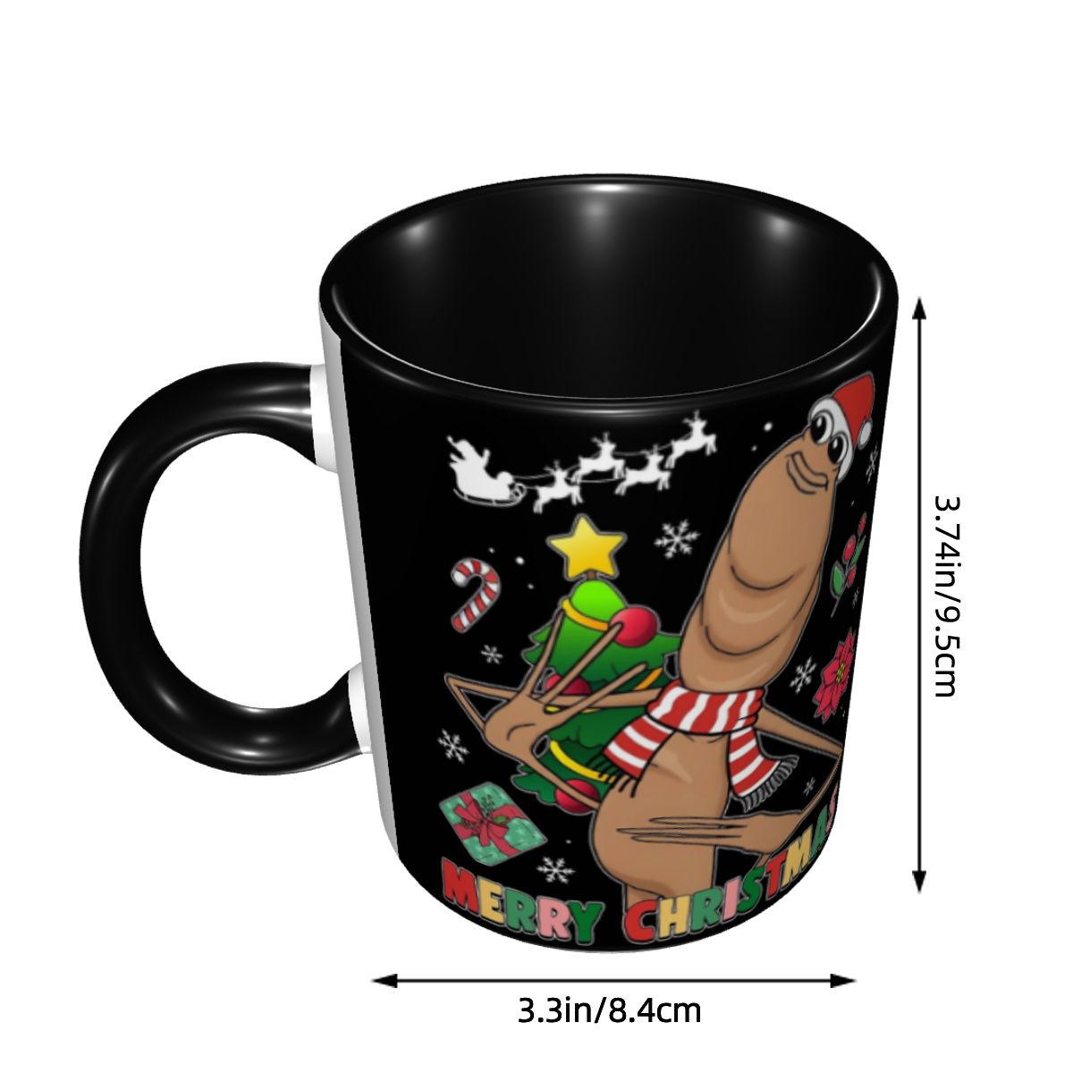 Marcus The Worm Feliz Natal Me - Coffee Tea Gift avaliação e preço
