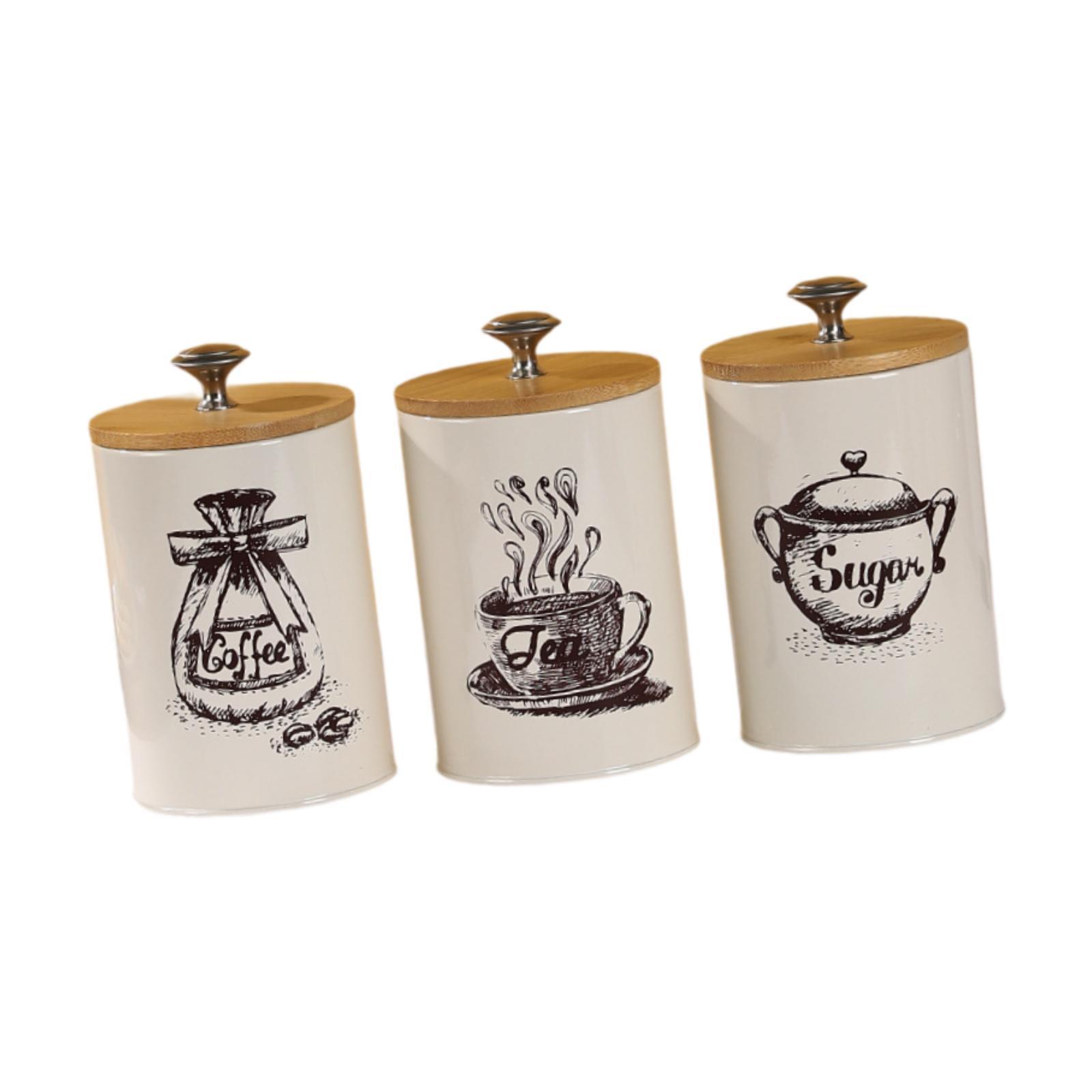 Conjunto de Latas para Café, C - Coffee Tea Uses avaliação e preço