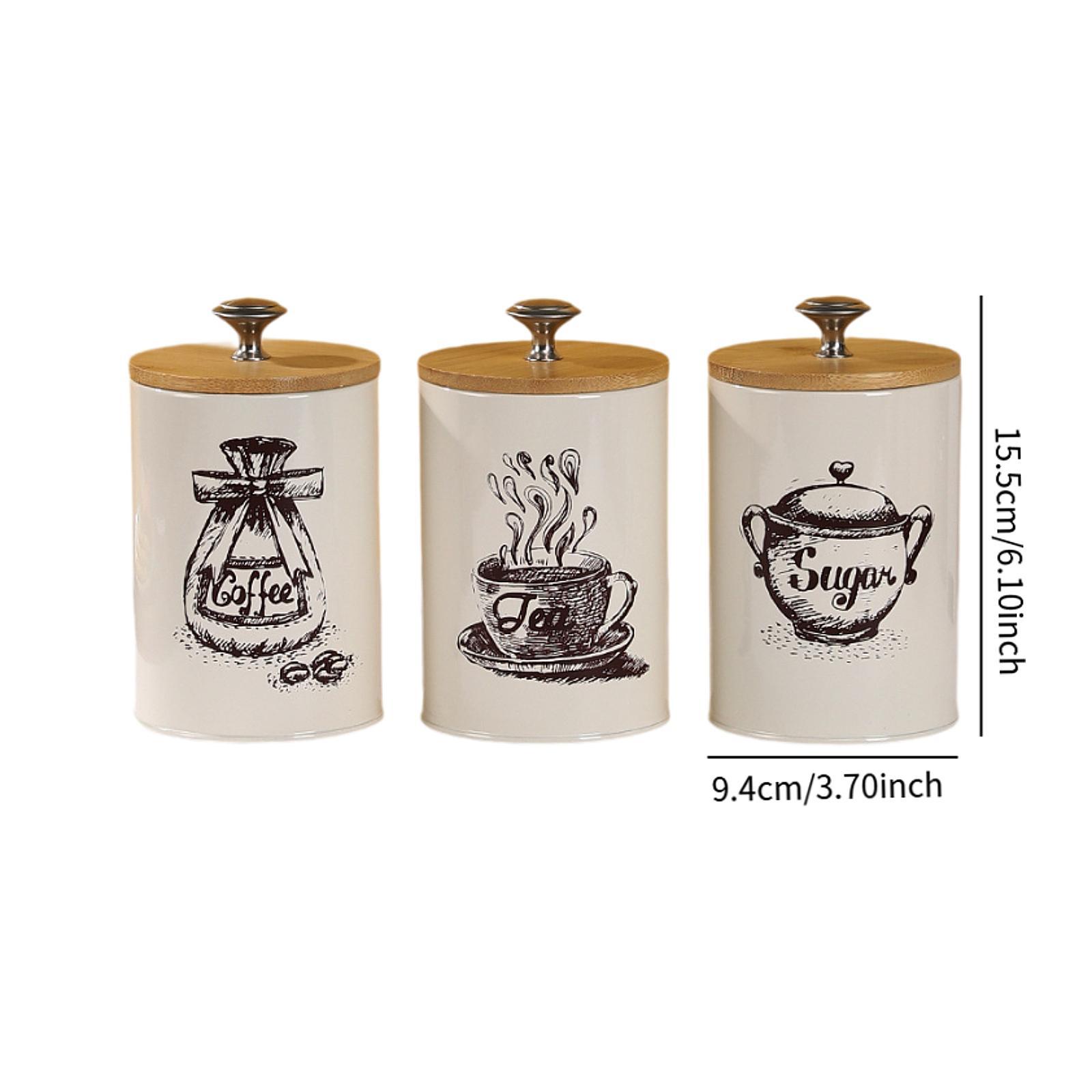 Conjunto de Latas para Café, C - Coffee Tea Uses avaliação e preço