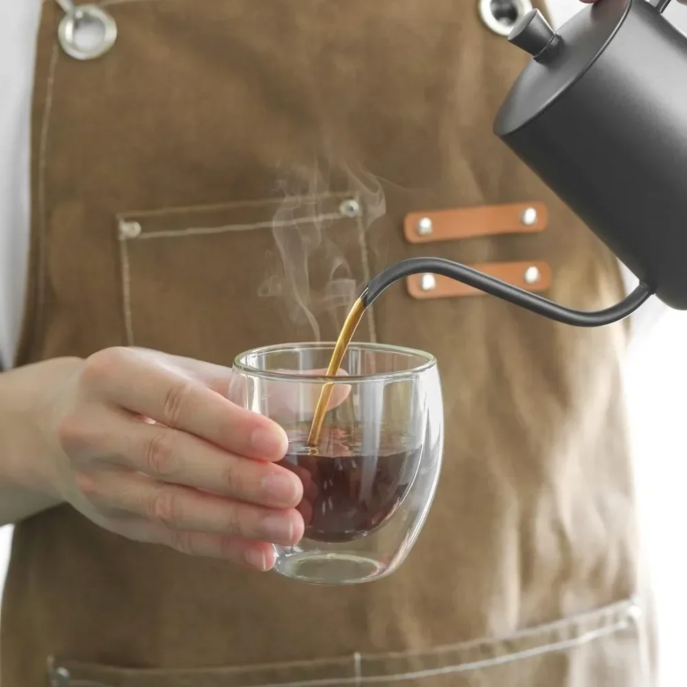 Canecas de café de vidro trans - Double Wall Mug avaliação e preço