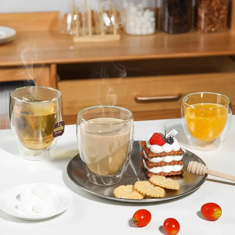 Canecas de café de vidro trans - Double Wall Mug avaliação e preço