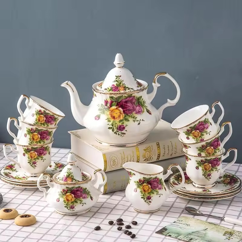 Conjunto de Café em Porcelana  - Coffee Tea English avaliação e preço