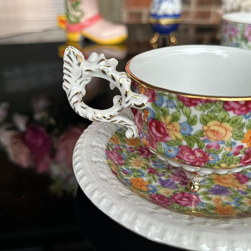 Xícaras de café, pratos, xícar - Coffee Tea English avaliação e preço