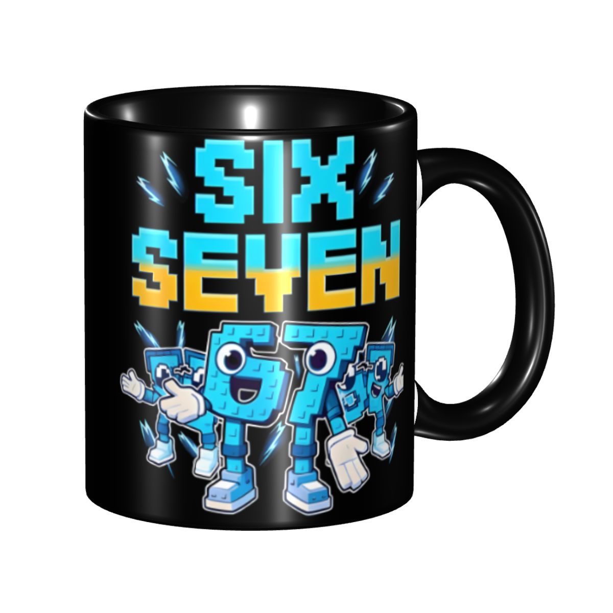 67 seis sete 6-7 engraçado ita - Coffee Tea Gift avaliação e preço