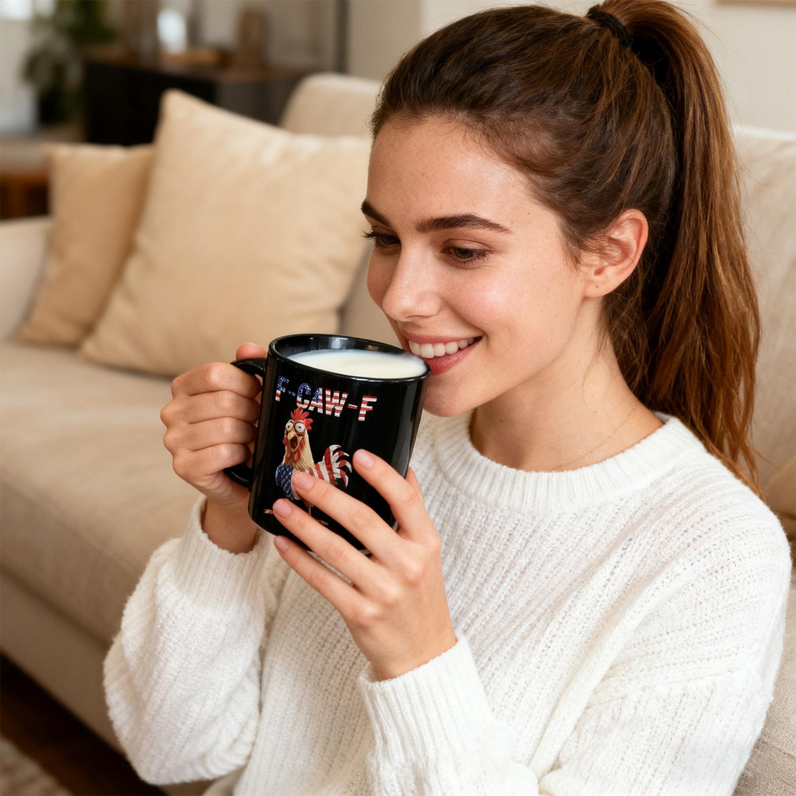 Caneca de frango engraçada 12o - Coffee Tea And Cocoa avaliação e preço