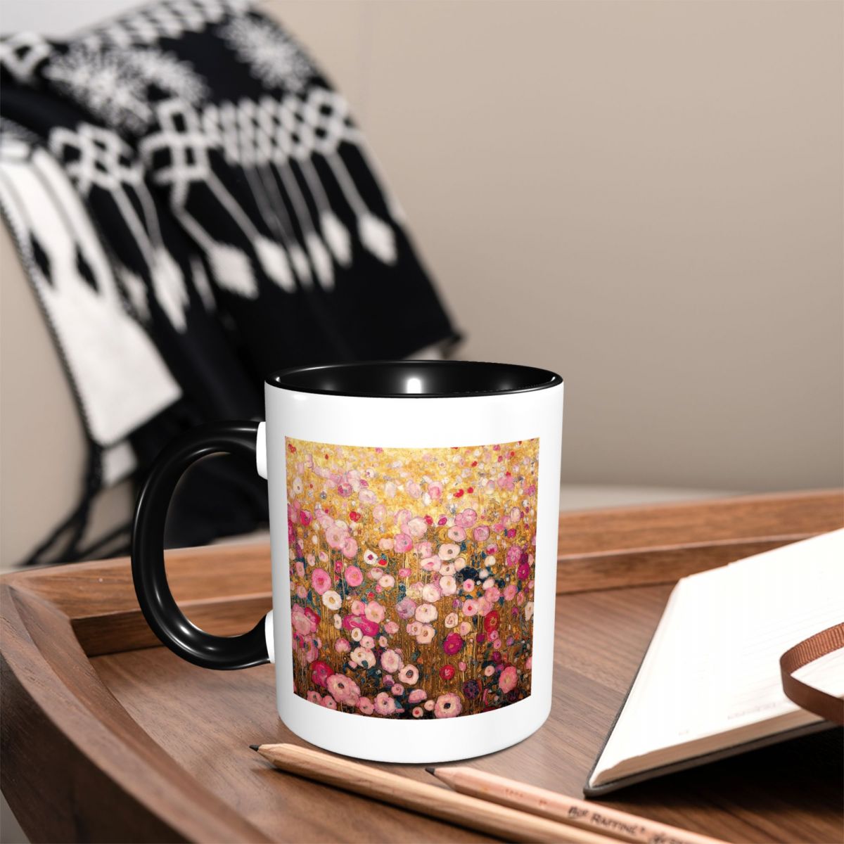 Caneca de Cerâmica Gustav Klim - Coffee Tea Gardens avaliação e preço