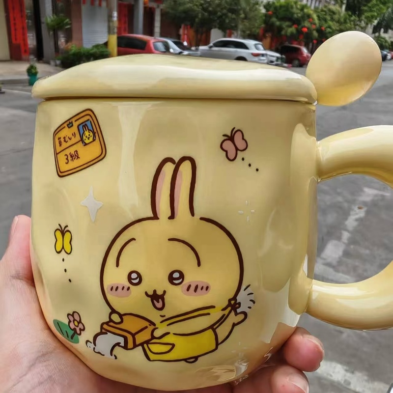 Caneca de Cerâmica Chiikawa Us - Coffee Tea Meaning avaliação e preço
