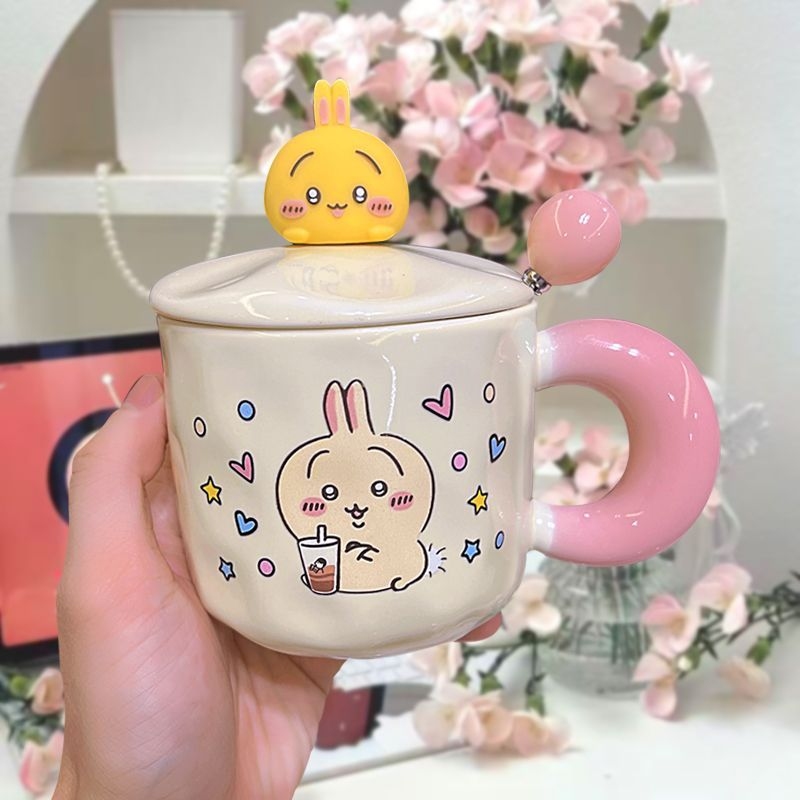 Caneca de Cerâmica Chiikawa Ha - Coffee Tea Japan avaliação e preço