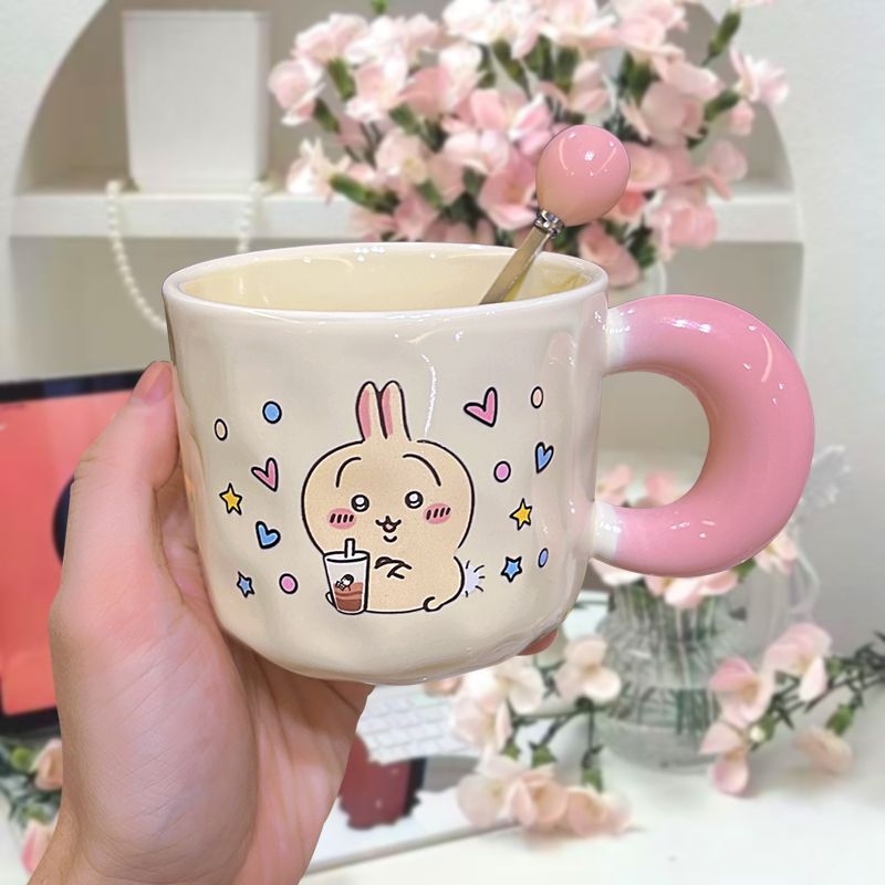 Caneca de Cerâmica Chiikawa Ha - Coffee Tea Japan avaliação e preço