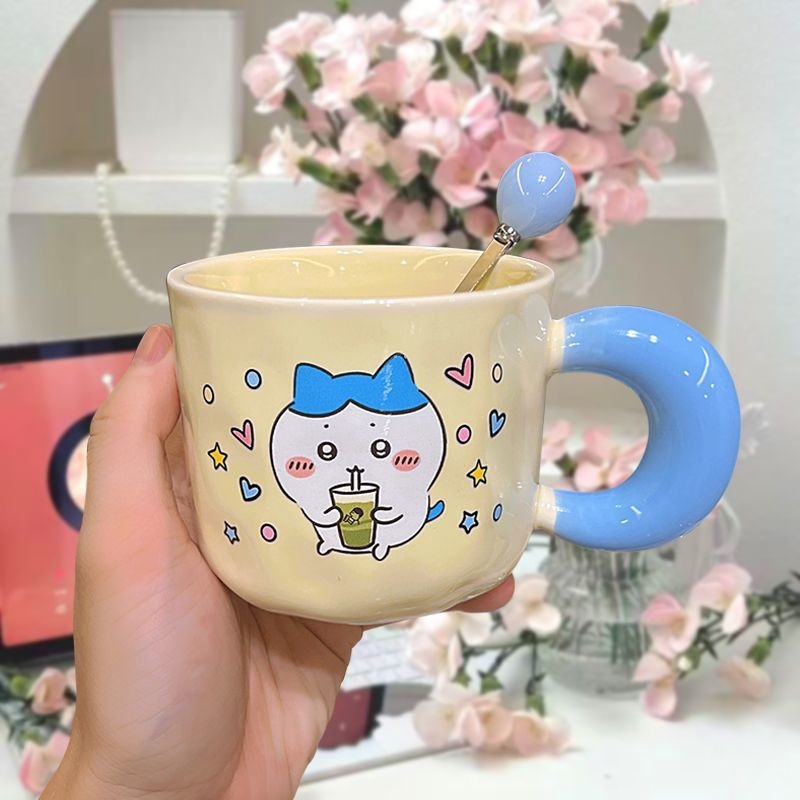 Caneca de Cerâmica Chiikawa Ha - Coffee Tea Japan avaliação e preço