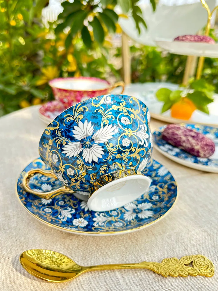 Conjunto de Xícaras e Pires de - Coffee Tea English avaliação e preço