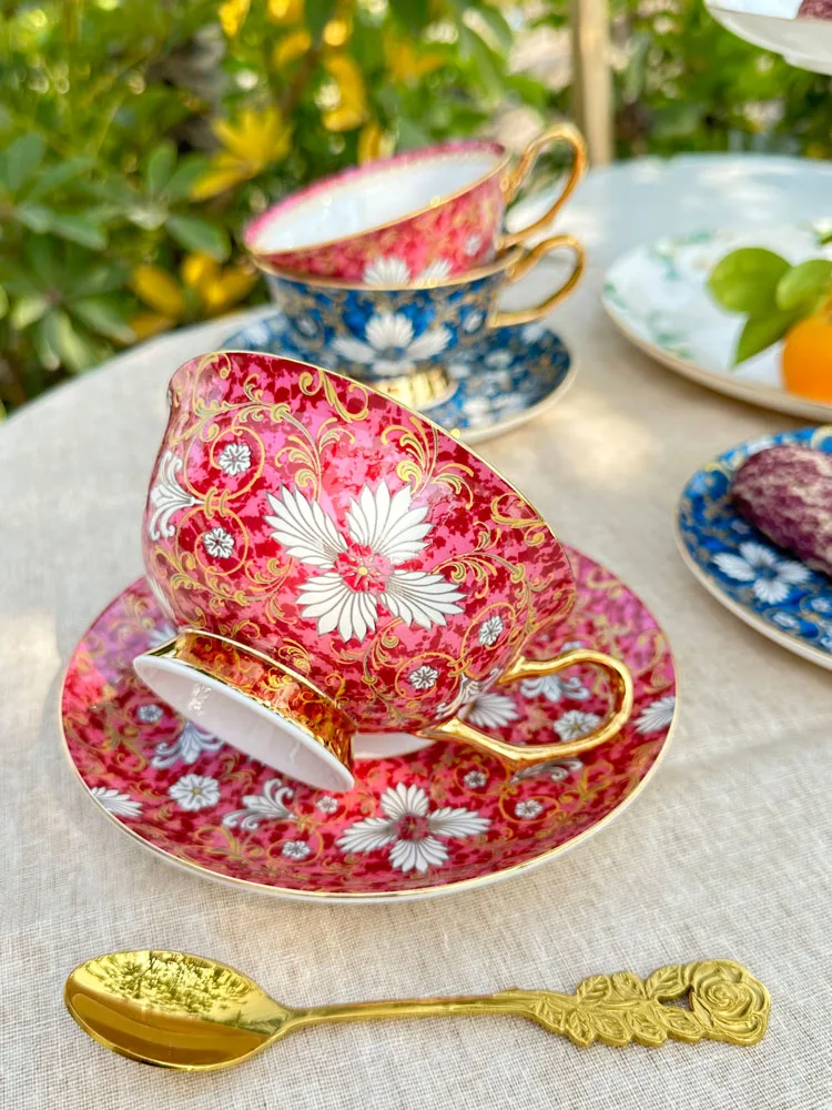 Conjunto de Xícaras e Pires de - Coffee Tea English avaliação e preço