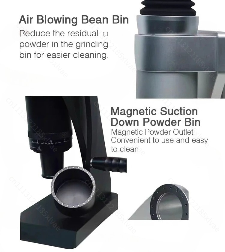 Moedor de café manual de 63mm  - Burr Hand Grinder avaliação e preço