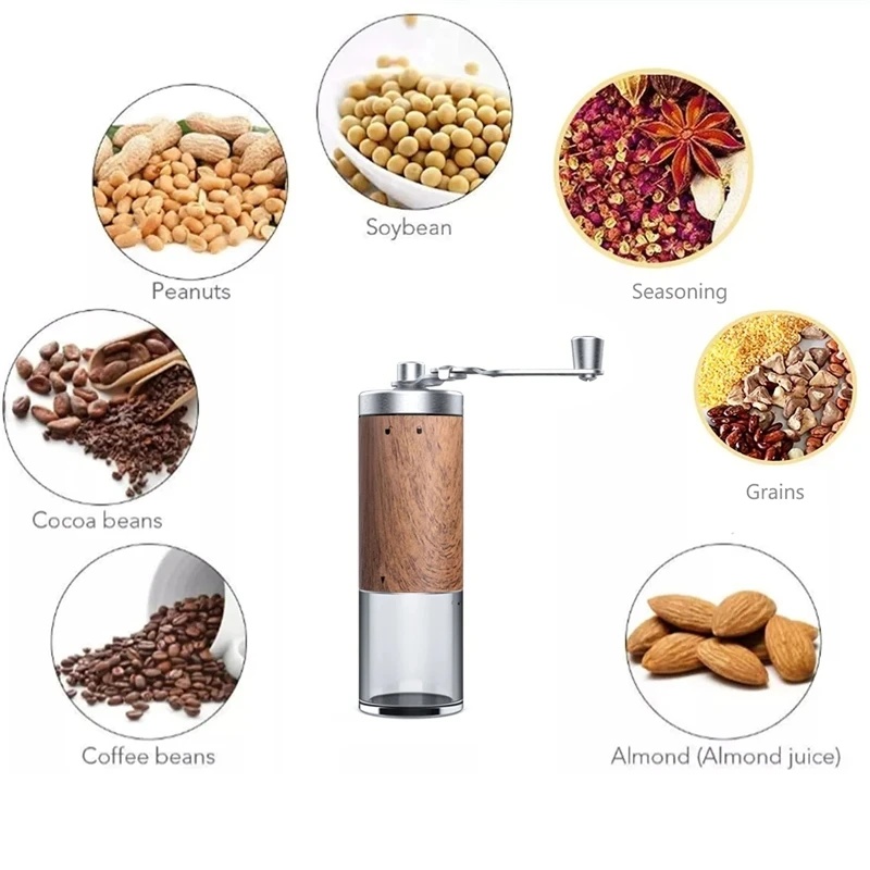 Moedor de Café Manual Portátil - Burr Hand Grinder avaliação e preço