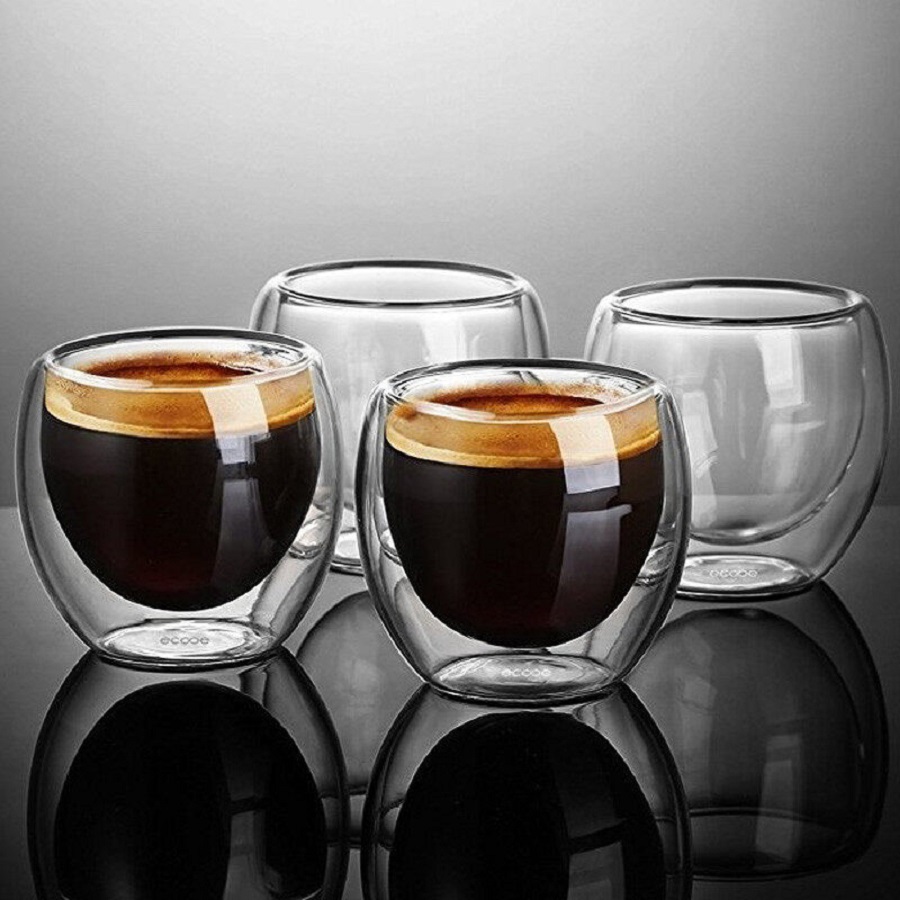 Canecas de café de vidro de pa - Coffee Tea And Cocoa avaliação e preço