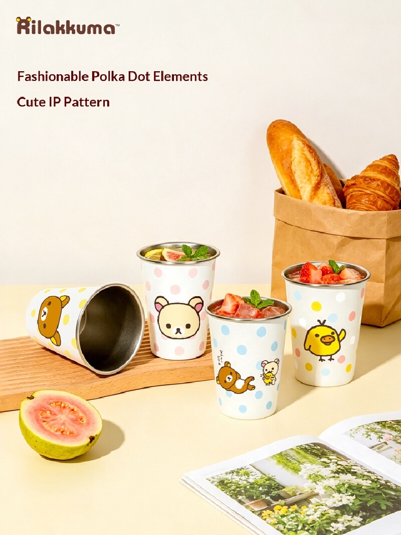 Copo de Aço Inoxidável Kawaii  - Coffee Tea Japan avaliação e preço