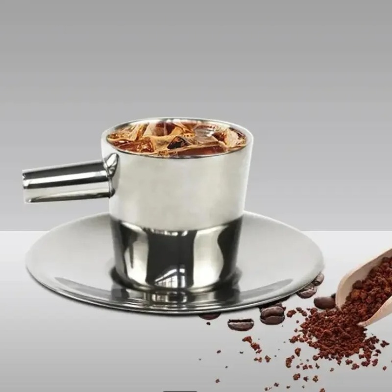 Conjunto com 2 xícaras de café - Double Wall Mug avaliação e preço