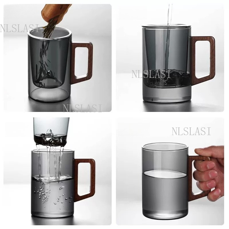 Caneca de Chá de Vidro Duplo C - Double Wall Mug avaliação e preço