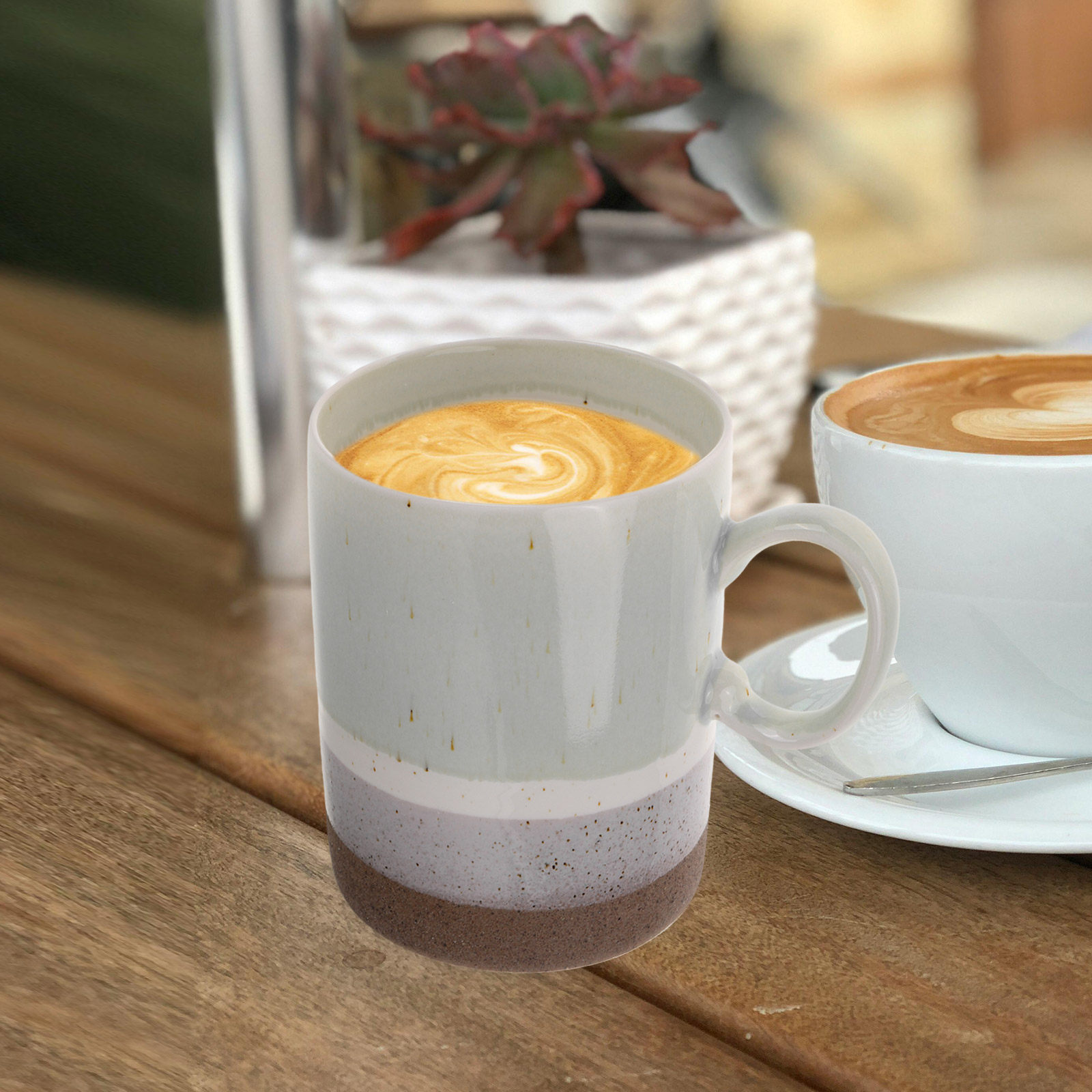 Caneca de Cerâmica com Alça 16 - Coffee Tea And Cocoa avaliação e preço