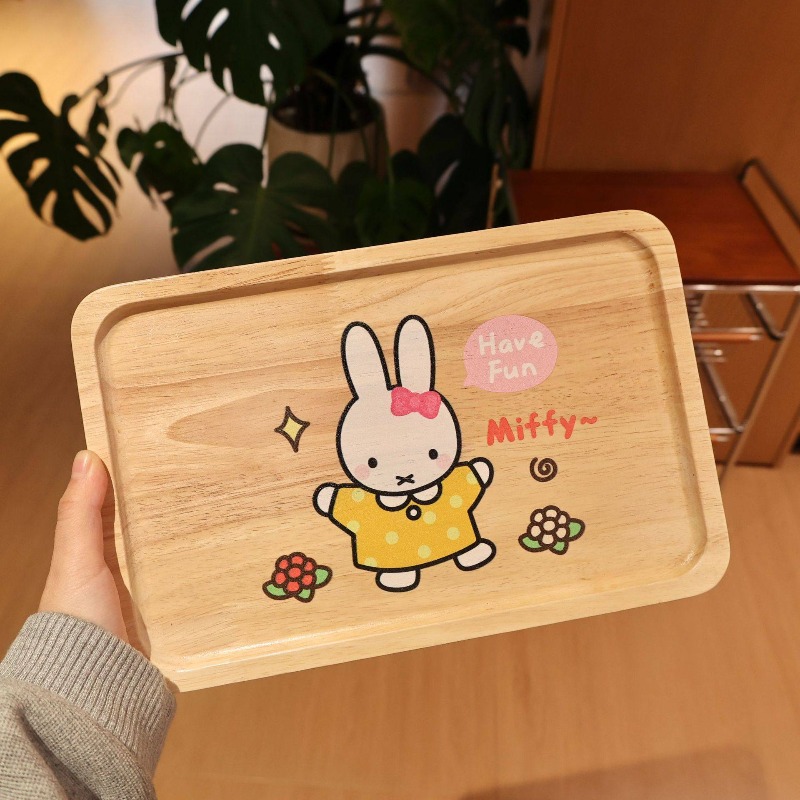 Prato de Madeira Sólida Miffy  - Coffee Tea Uses avaliação e preço