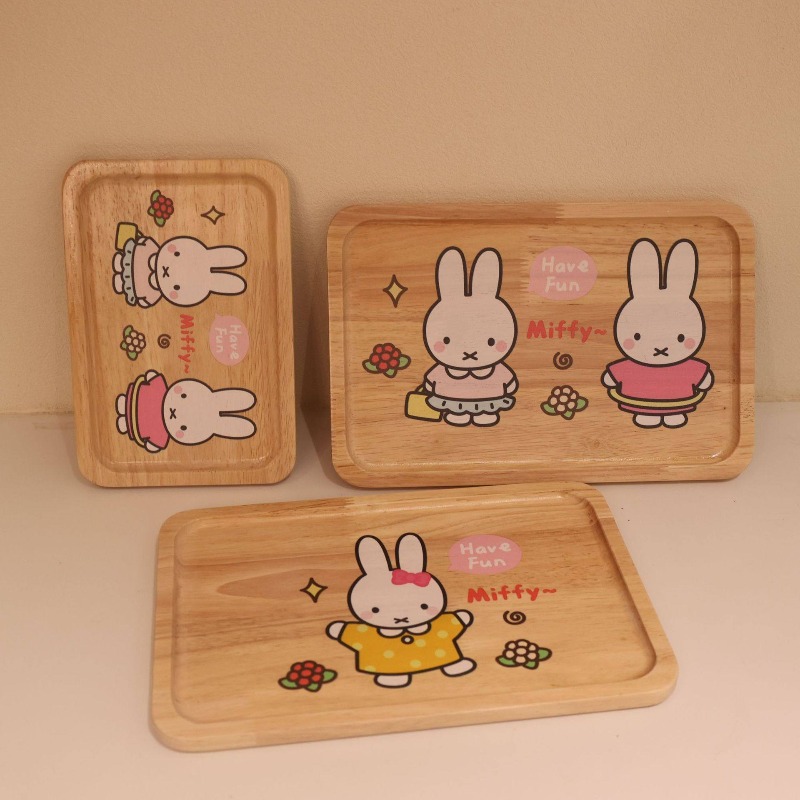 Prato de Madeira Sólida Miffy  - Coffee Tea Uses avaliação e preço