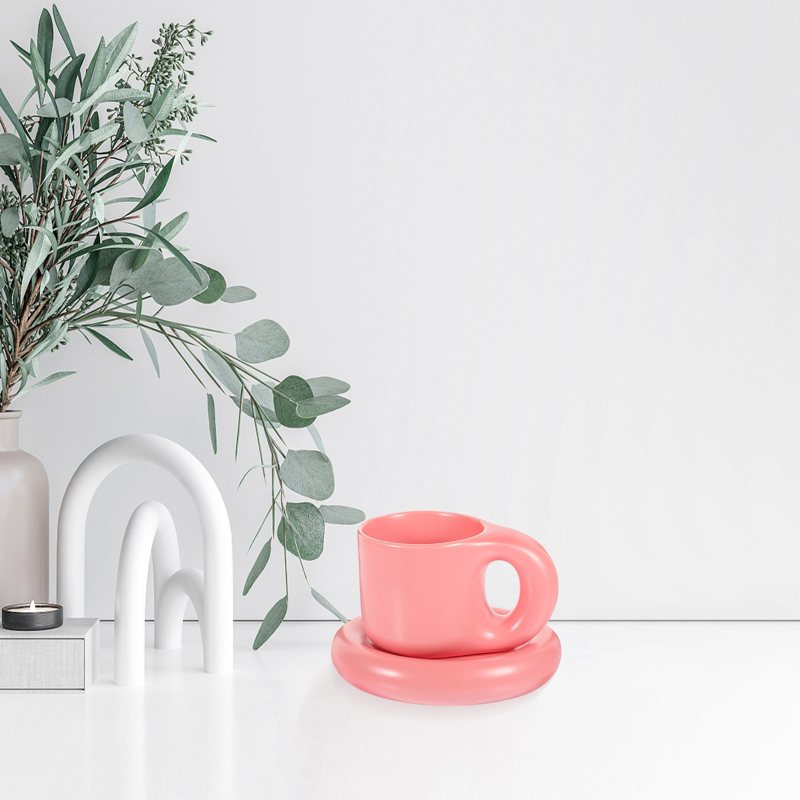 Conjunto de Canecas de Cerâmic - Coffee Tea Uses avaliação e preço