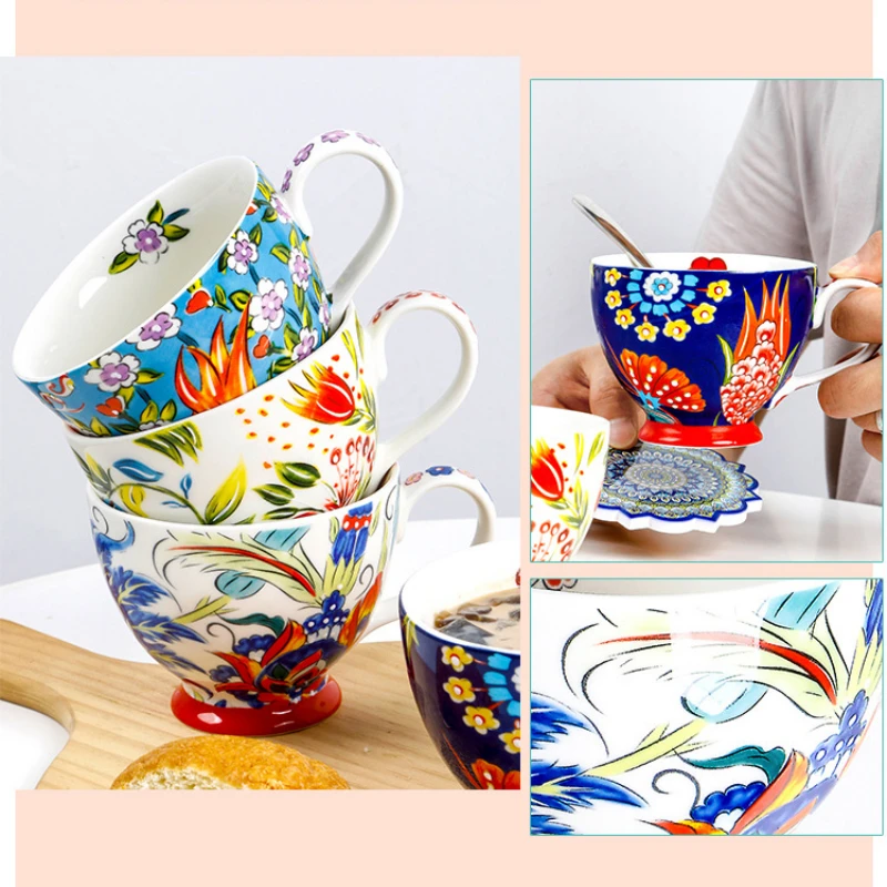 Caneca de café de cerâmica com - Coffee Tea And Cocoa avaliação e preço