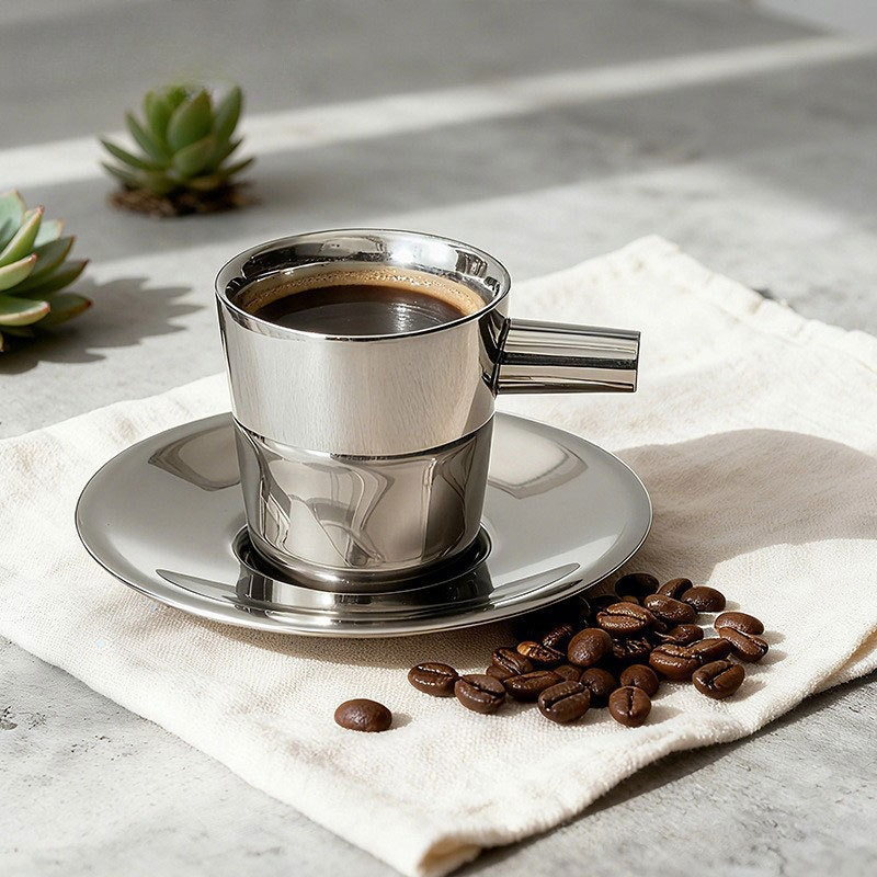 Conjunto de 2 xícaras de café  - Double Wall Mug avaliação e preço