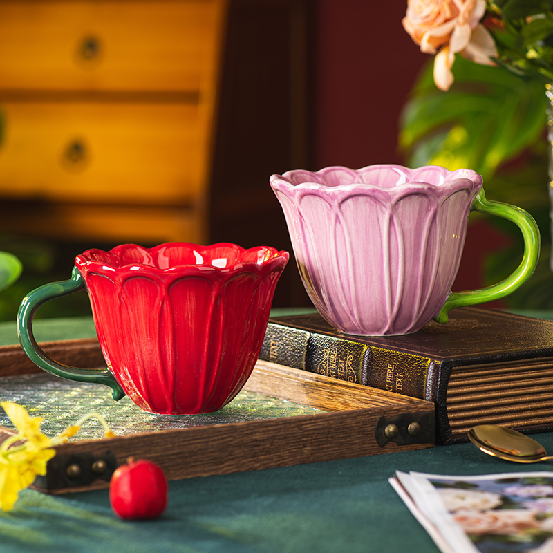 Copo de café de cerâmica criat - Coffee Tea English avaliação e preço