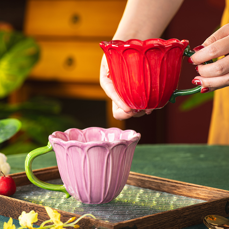 Copo de café de cerâmica criat - Coffee Tea English avaliação e preço