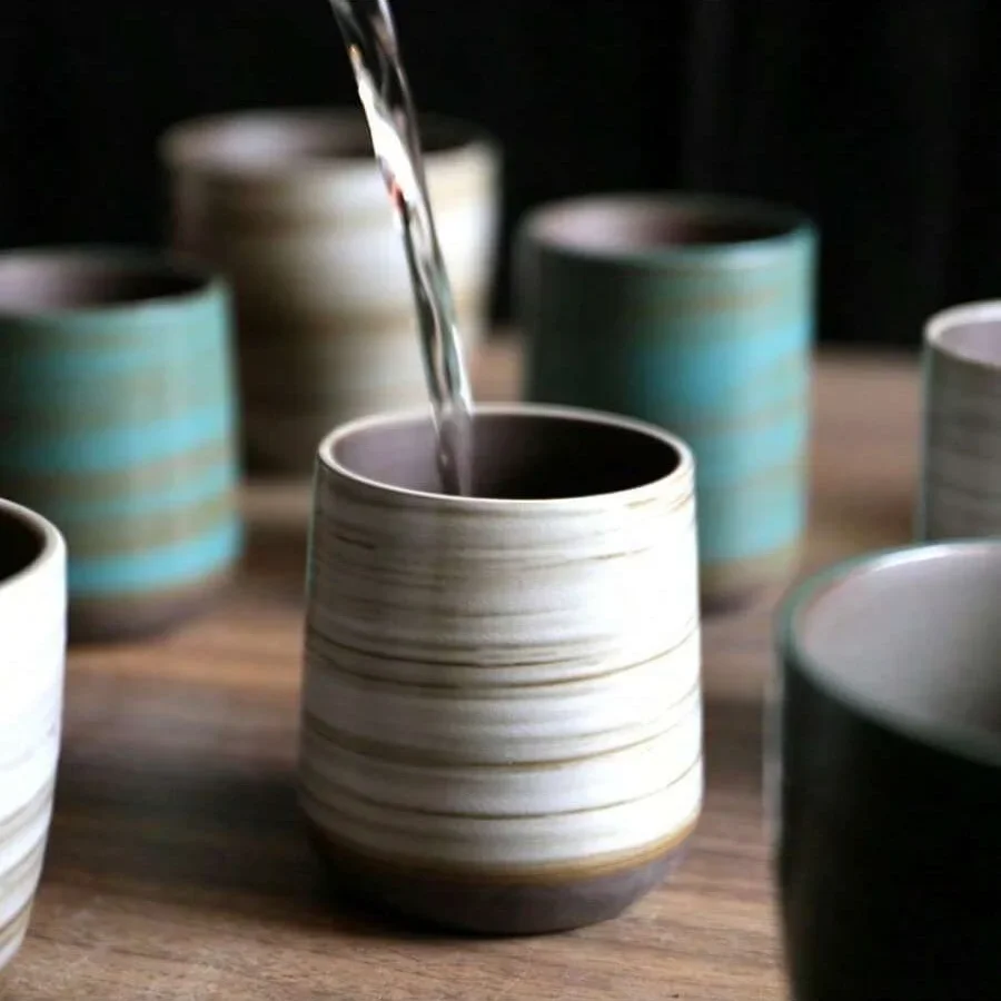 Caneca de pedra esmaltada crac - Coffee Tea Uses avaliação e preço