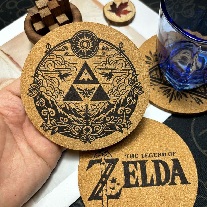 Zelda coaster dos desenhos ani - Coffee Tea Japan avaliação e preço